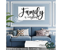 Family  Family Is Everything Canvas Sign