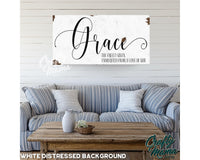 Grace Canvas Sign