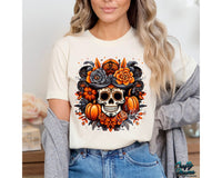 Skull And Pumpkin Png