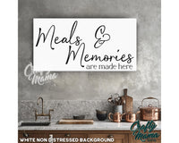 Gathered Around The Table Canvas Sign