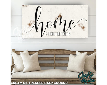 a wooden sign that says home is where your breath is