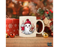 Cute Ghost Christmas PNG