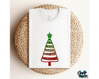 Faux Gltter Christmas Tree Png