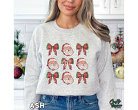 Santas and Bows T Shirt / Sweatshirt / Hoodie