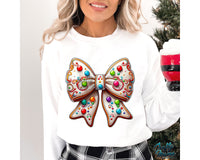 Cute Gingerbread Bow Png