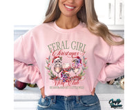 Feral Girl Christmas Wine Club Png