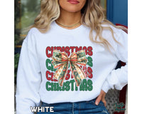 Christmas Bow T Shirt / Sweatshirt / Hoodie