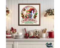 Gnome Christmas Hot Cocoa Png