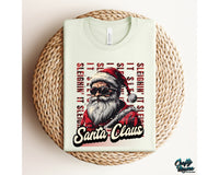 Retro Santa Sleighin It Png