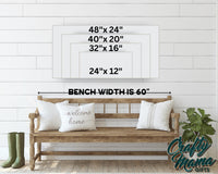 Personalized Baby Life Verse Canvas Sign