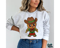 Cowboy Gingerbread Girl Png