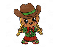 Cowboy Gingerbread Girl Png