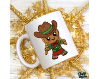 Cowboy Gingerbread Girl Png