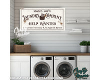 Laundry Room Canvas Sign