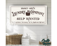 Laundry Room Canvas Sign