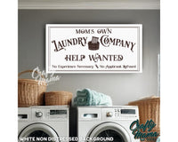 Laundry Room Canvas Sign