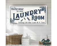 Laundry Room Canvas Sign