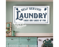 Laundry Room Canvas Sign