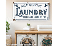 Laundry Room Canvas Sign