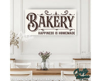 Bakery Kitchen Canvas Sign