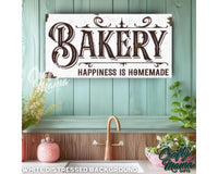 Bakery Kitchen Canvas Sign