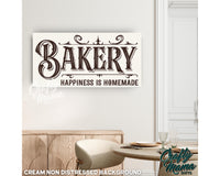 Bakery Kitchen Canvas Sign