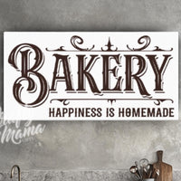 Bakery Kitchen Canvas Sign