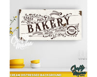 Bakery Kitchen Canvas Sign