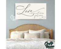 Love Is A Moment Canvas Sign