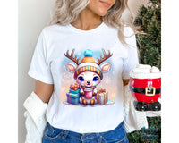 Christmas Reindeer Coffee Png