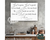 a picture of a kitchen with a quote on the wall