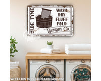 Laundry Room Canvas Sign