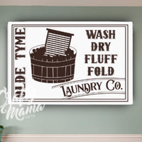 Laundry Room Canvas Sign