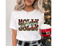 Holly Jolly Retro Christmas Png