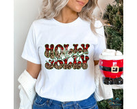 Holly Jolly Retro Christmas Png