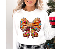 Cute Gingerbread Bow Png