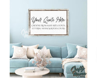 Custom Quote Canvas Sign