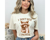 I Don't Bite Raccoon Png