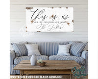 This Is Us Canvas Sign