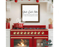 Personalized Christmas Quote Canvas Sign