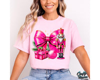 Cute Pink Christmas Bow Png