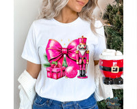 Cute Pink Christmas Bow Png