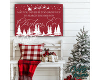 Search The Skies Christmas Canvas Sign