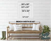 Comfy And Cozy Christmas Canvas Sign