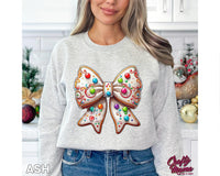 Gingerbread Bow Shirt/Sweatshirt/Hoodie