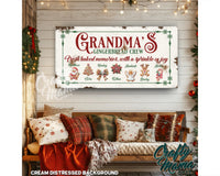 Personalized Grandma Gingerbread Cookie Sign