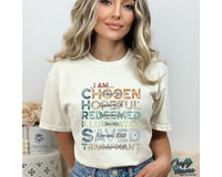 Chosen Hopeful Redeemed Png