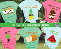 Food Pun Svg, Food Love Bundle