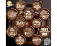 Prohibition Round Signs Bar Bundle