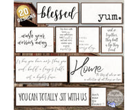 Farmhouse Home Sign Bundle #6